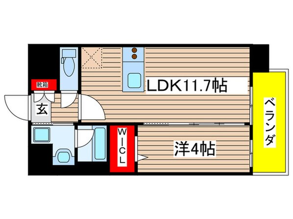 エルミタ－ジュ桜山の物件間取画像